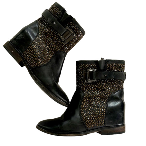 HOUSE of Harlow 1960 Leather Biker Boot size 38 Colin - Picture 2 of 8